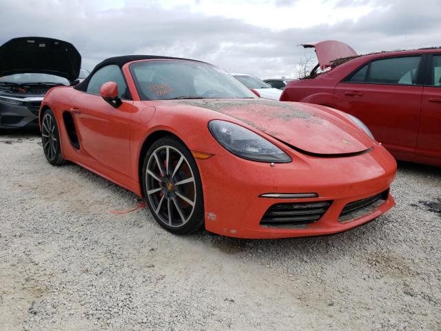 WP0CB2A84JS228449 - 2018 PORSCHE BOXSTER S ORANGE photo 1