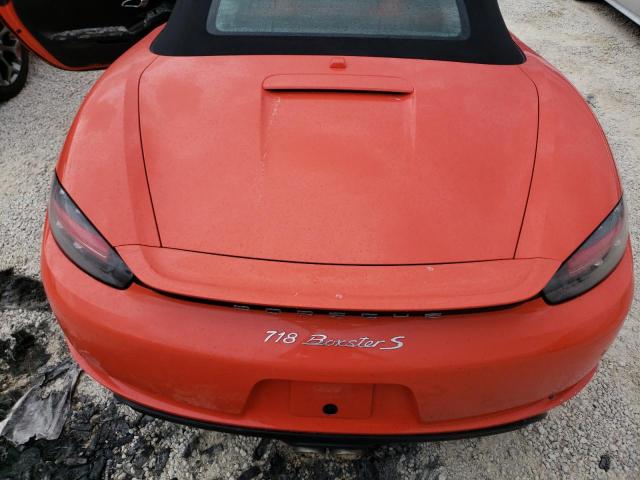 WP0CB2A84JS228449 - 2018 PORSCHE BOXSTER S ORANGE photo 7