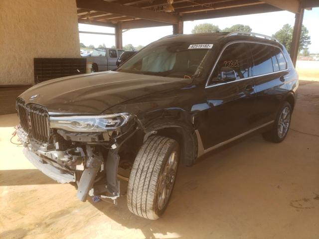 5UXCW2C55KL088641 - 2019 BMW X7 XDRIVE4 BLACK photo 2