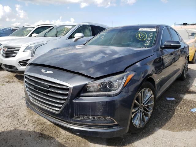 KMHGN4JEXHU167712 - 2017 GENESIS G80 BASE BLUE photo 2