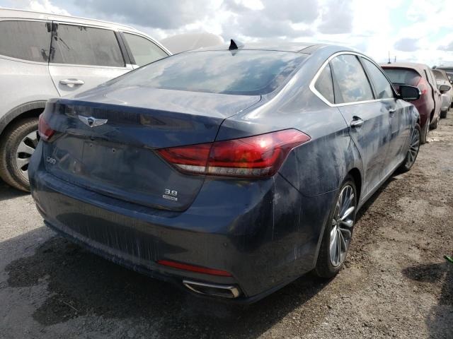 KMHGN4JEXHU167712 - 2017 GENESIS G80 BASE BLUE photo 4