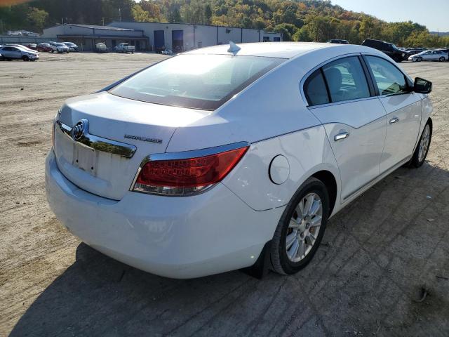 1G4GB5EG0AF136442 - 2010 BUICK LACROSSE C WHITE photo 4