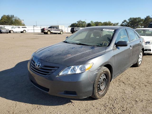 4T1BE46K57U524981 - 2007 TOYOTA CAMRY CE GRAY photo 2