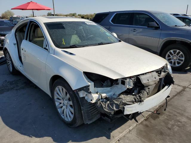 2G4GR5EK1C9154525 - 2012 BUICK REGAL WHITE photo 1