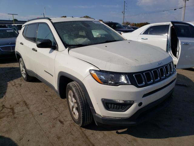 3C4NJCABXJT226703 - 2018 JEEP COMPASS SP WHITE photo 1