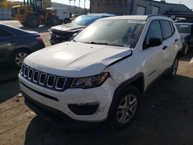 3C4NJCABXJT226703 - 2018 JEEP COMPASS SP WHITE photo 2