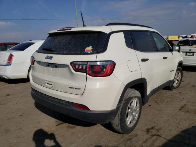 3C4NJCABXJT226703 - 2018 JEEP COMPASS SP WHITE photo 4