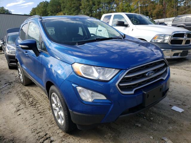 MAJ3S2GE0LC335241 - 2020 FORD ECOSPORT S ლურჯი ფოტო 1