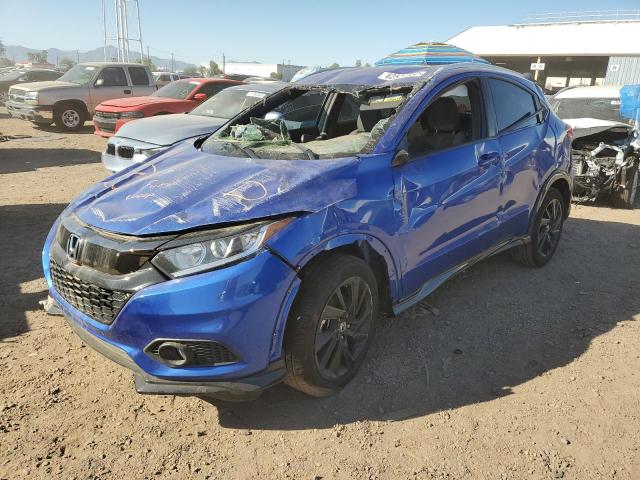 3CZRU5H14NM730031 - 2022 HONDA HR-V SPORT BLUE photo 2