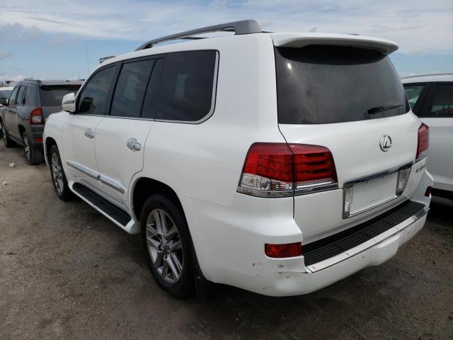 JTJHY7AX5D4129041 - 2013 LEXUS LX 570 WHITE photo 3