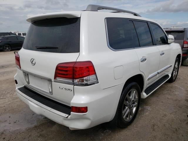 JTJHY7AX5D4129041 - 2013 LEXUS LX 570 WHITE photo 4