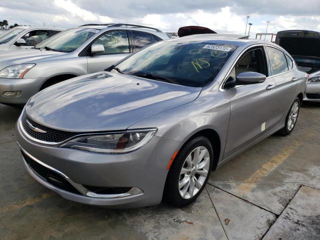 1C3CCCCB6FN645755 - 2015 CHRYSLER 200 C SILVER photo 2