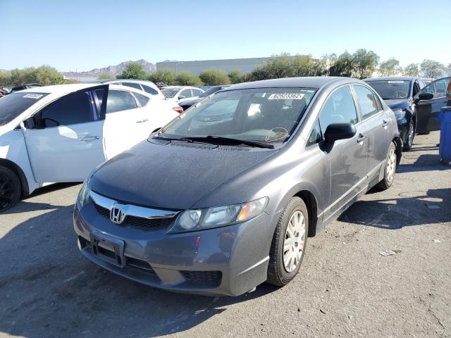 2HGFA1F31BH549382 - 2011 HONDA CIVIC VP GRAY photo 2