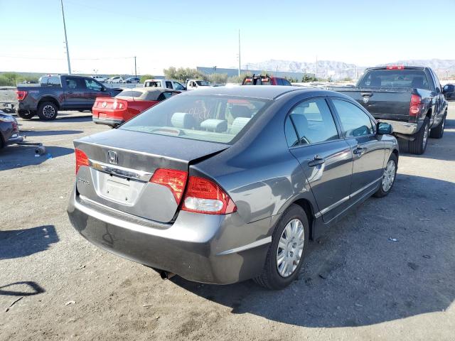 2HGFA1F31BH549382 - 2011 HONDA CIVIC VP GRAY photo 4