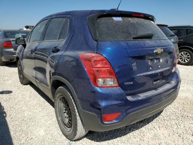 3GNCJKSB6HL162161 - 2017 CHEVROLET TRAX LS BLUE photo 3