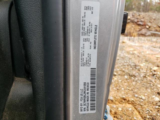 3C7WRSBL2MG541056 - 2021 RAM 3500 GRAY photo 10