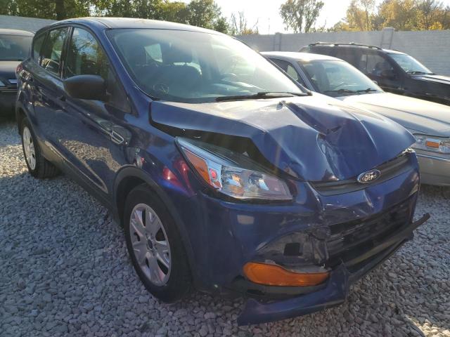 1FMCU0F73GUA10591 - 2016 FORD ESCAPE S BLUE photo 1