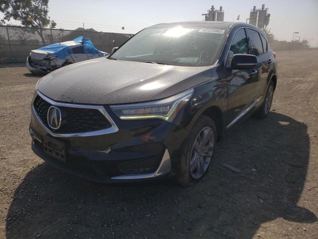 5J8TC1H72KL011788 - 2019 ACURA RDX ADVANC BLACK photo 2