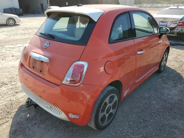 3C3CFFGE9DT604594 - 2013 FIAT 500 ELECTR ORANGE photo 4