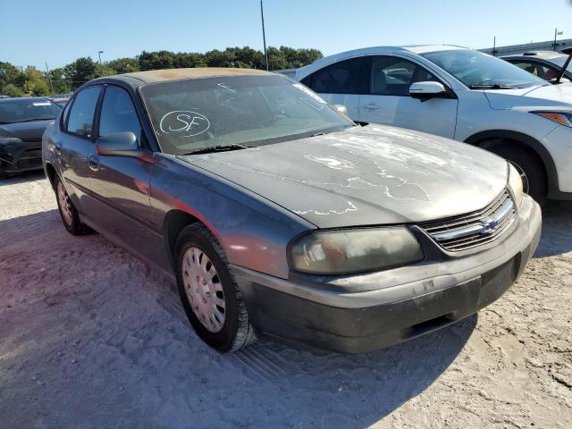 2G1WF52E049242578 - 2004 CHEVROLET IMPALA CHARCOAL photo 1