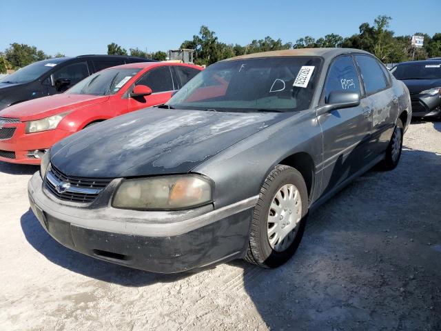 2G1WF52E049242578 - 2004 CHEVROLET IMPALA CHARCOAL photo 2