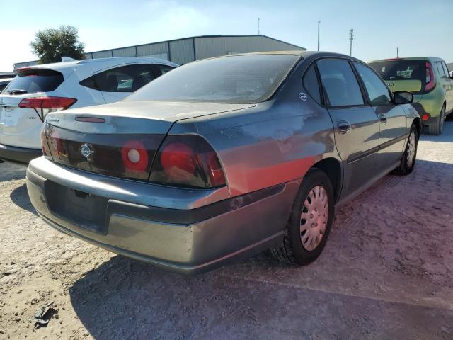 2G1WF52E049242578 - 2004 CHEVROLET IMPALA CHARCOAL photo 4