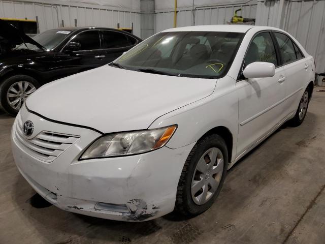 4T1BE46K37U603968 - 2007 TOYOTA CAMRY CE WHITE photo 2