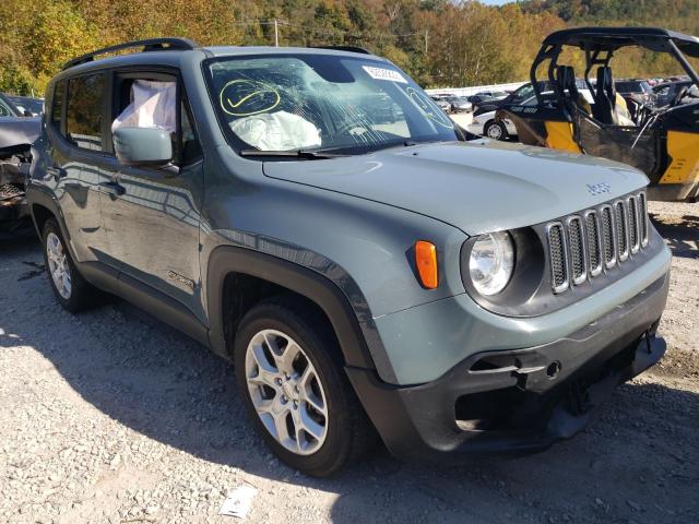 ZACCJABB6JPH20574 - 2018 JEEP RENEGADE L GRAY photo 1