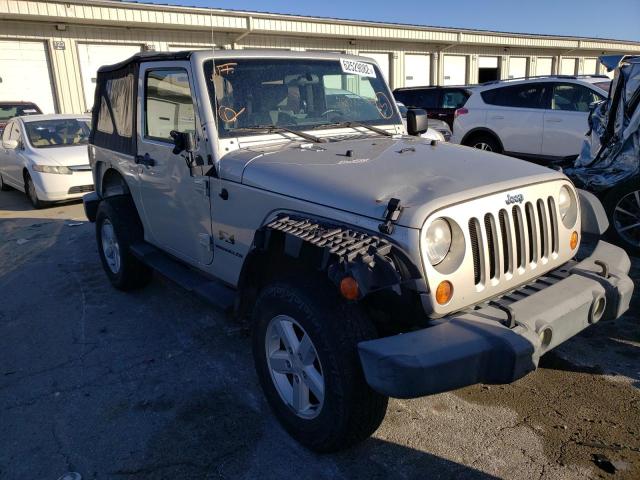 1J4FA24177L133993 - 2007 JEEP WRANGLER X SILVER photo 1