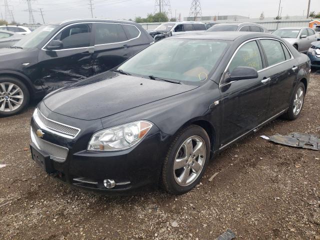 1G1ZK57B18F265341 - 2008 CHEVROLET MALIBU LTZ შავი ფოტო 2