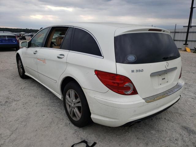 4JGCB56E38A067457 - 2008 MERCEDES-BENZ R 350 WHITE photo 3