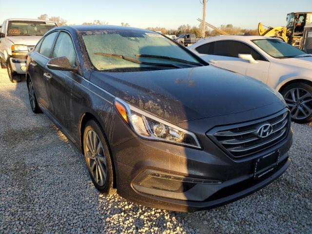 5NPE34AF7GH339956 - 2016 HYUNDAI SONATA SPO BROWN photo 1