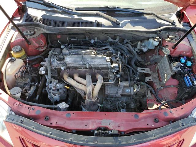 4T4BE46K48R025502 - 2008 TOYOTA CAMRY CE RED photo 11