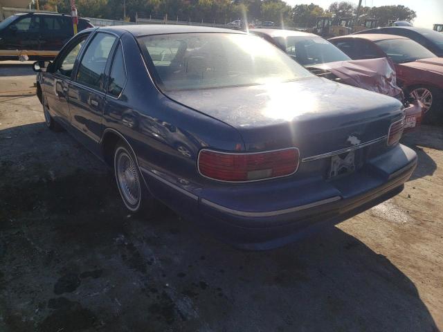 1G1BL52W2SR163996 - 1995 CHEVROLET CAPRICE CL 蓝色 照片 3