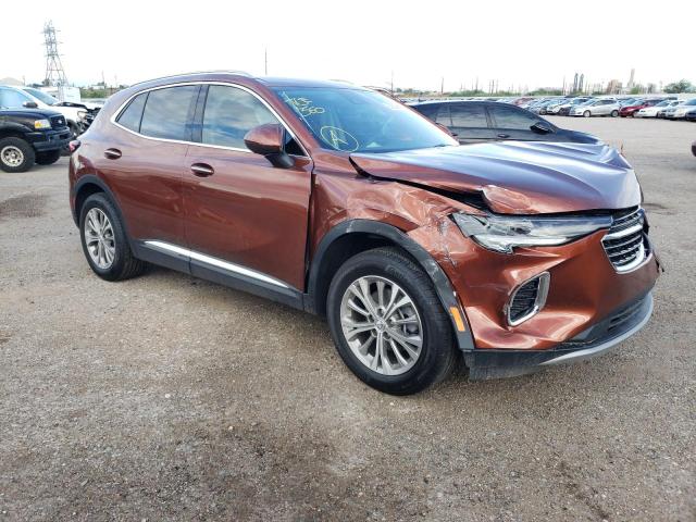 LRBAZLR47ND108972 - 2022 BUICK ENVISION P ORANGE photo 1