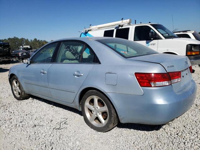 5NPEU46F06H140283 - 2006 HYUNDAI SONATA GLS BLUE photo 3