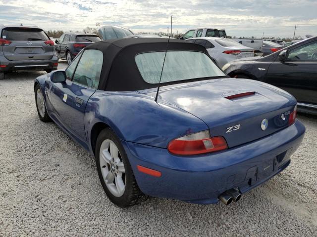 4USCH9342YLF85275 - 2000 BMW Z3 2.3 BLUE photo 3