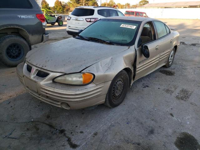 1G2NF52T61C214584 - 2001 PONTIAC GRAND AM S GOLD photo 2