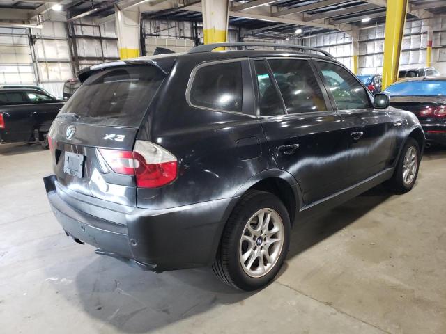 WBXPA73424WC38220 - 2004 BMW X3 2.5I BLACK photo 4