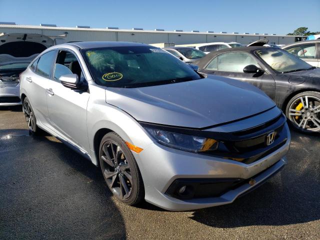 2HGFC2F89LH562698 - 2020 HONDA CIVIC SPOR SILVER photo 1
