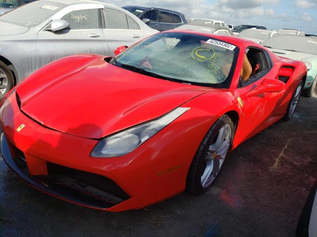 ZFF80AMA7J0228897 - 2018 FERRARI 488 SPIDER RED photo 2