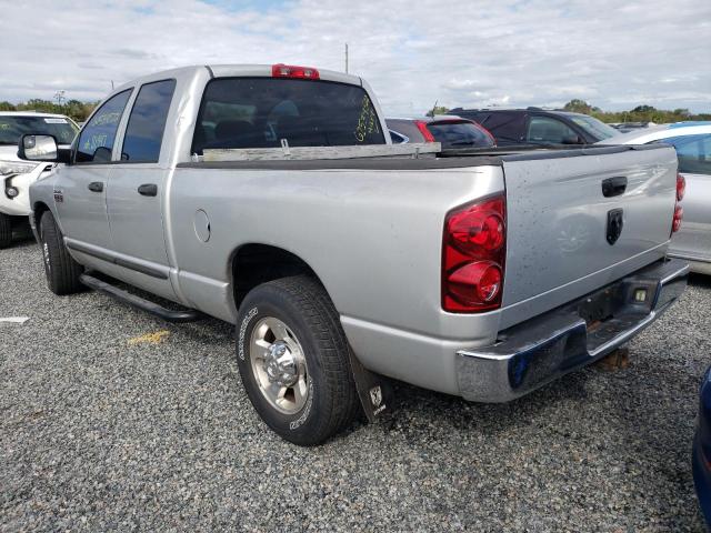 3D7KR28A67G849830 - 2007 DODGE RAM 2500 S SILVER photo 3