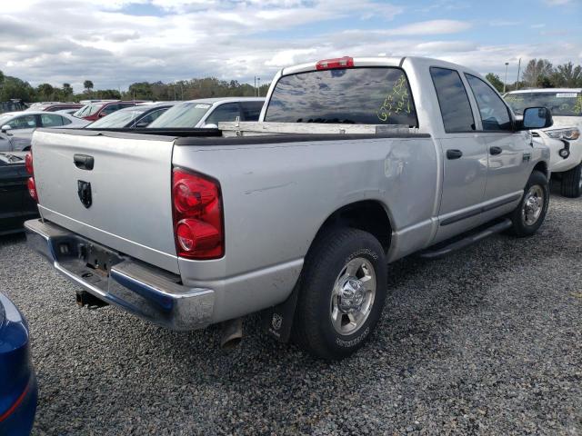 3D7KR28A67G849830 - 2007 DODGE RAM 2500 S SILVER photo 4