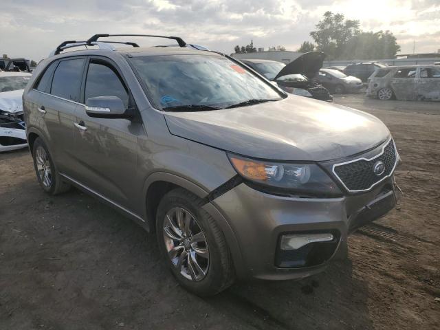 5XYKW4A23CG284169 - 2012 KIA SORENTO SX GRAY photo 1