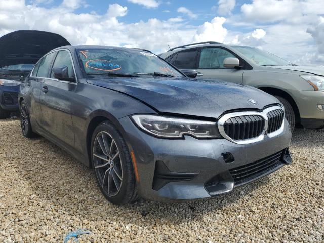 3MW5R1J02L8B37335 - 2020 BMW 330I GRAY photo 1