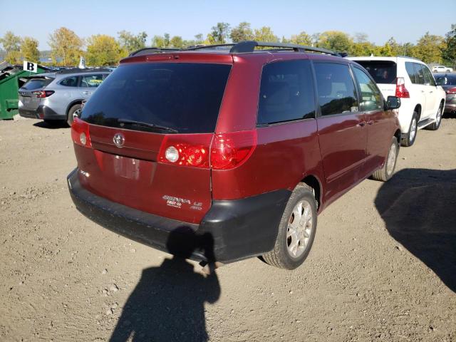 5TDBA23C06S061832 - 2006 TOYOTA SIENNA LE BURGUNDY photo 4