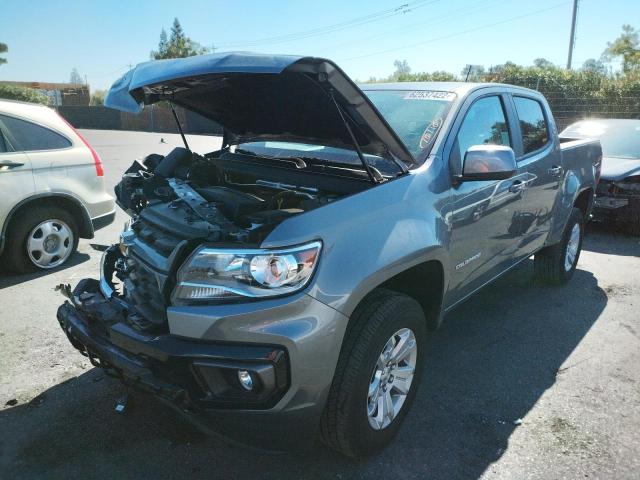 1GCGSCEA2N1178120 - 2022 CHEVROLET COLORADO L GRAY photo 2
