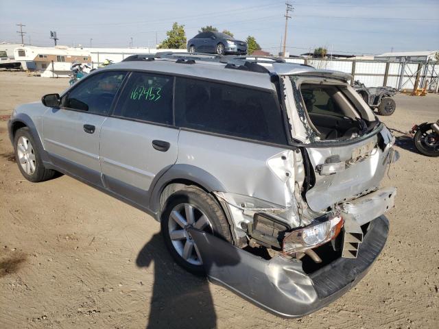 4S4BP61C876319360 - 2007 SUBARU LEGACY OUT SILVER photo 3