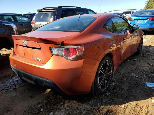 JF1ZNAA13D2719667 - 2013 TOYOTA SCION FR-S ORANGE photo 4