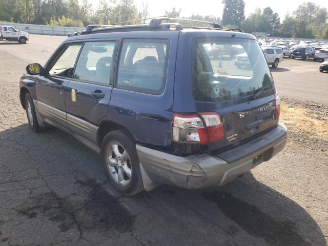 JF1SF65581H763570 - 2001 SUBARU FORESTER S BLUE photo 3